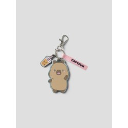 NAME IT KIDS Bara capybara nøglering - Silver