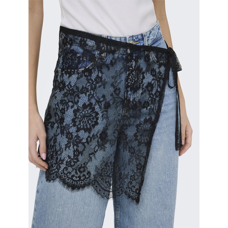 JDY Nela blonde tørklæde - Black