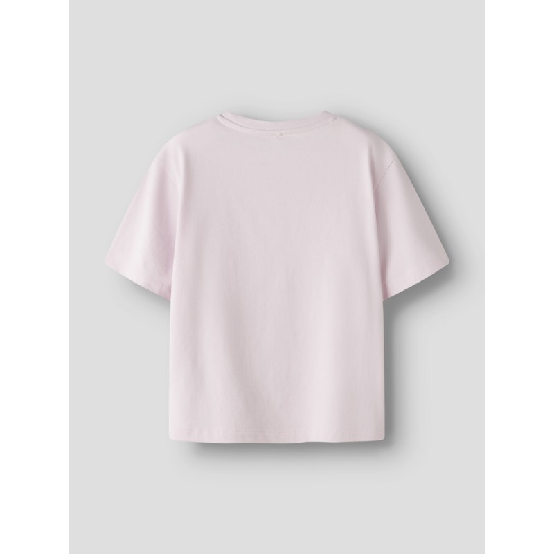 NAME IT KIDS Abbi capybara kortærmet t-shirt - Cradle Pink