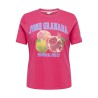 ONLY CARMAKOMA Jenny kortærmet t-shirt - Raspberry Granada