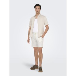 ONLY & SONS Kian Life Seers shorts - Cloud Dancer