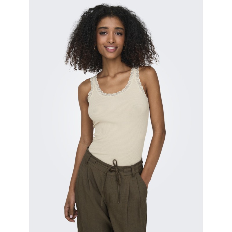 ONLY Sara Sharai Blonde Tanktop - Peyote