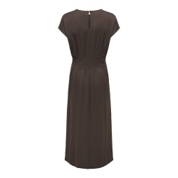 JDY Rebekka life kortærmet kjole - Chocolate Brown