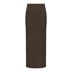 JDY Turbo long tube nederdel - Chocolate Brown