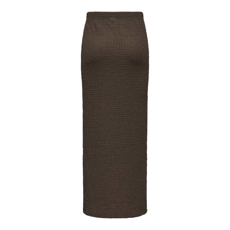JDY Turbo long tube nederdel - Chocolate Brown