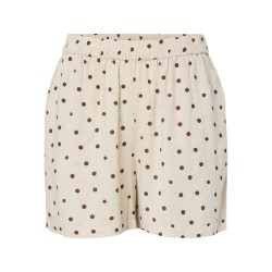 PIECES Pia mw hør shorts - Birch