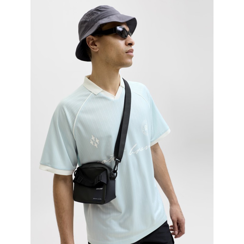 JACK & JONES Eterna football kortærmet polo - Omphalodes