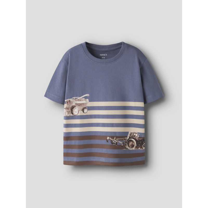 NAME IT MINI Jalo kortærmet t-shirt - Vintage Indigo