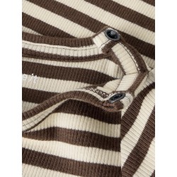NAME IT BABY Jino langærmet body - Rocky Road