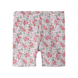NAME IT MINI Vayo korte leggings - Cradle Pink Pink Flowers