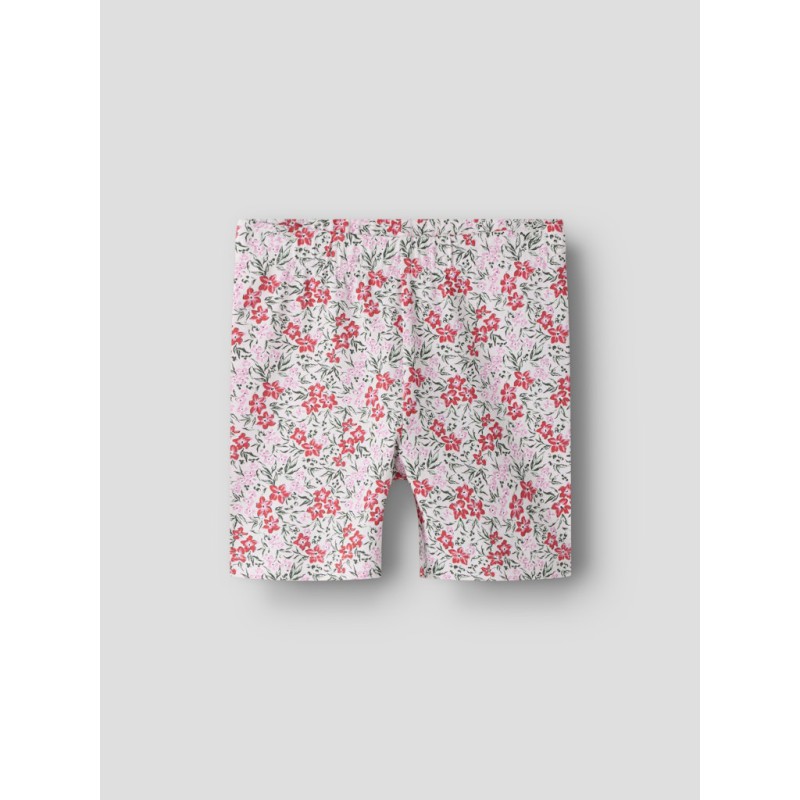 NAME IT MINI Vayo korte leggings - Cradle Pink Pink Flowers