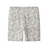 NAME IT MINI Vayo korte leggings - Pale Aqua Pink Flowers