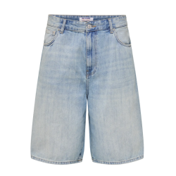 ONLY & SONS Carl Ballon Fit Denim Shorts - Light Blue Denim