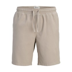 JACK & JONES PLUS Jaiden waffle resort shorts - Vintage Khaki