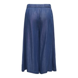 ONLY CARMAKOMA Bea palazzo wide bukser - Medium Blue Denim