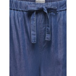 ONLY CARMAKOMA Bea palazzo wide bukser - Medium Blue Denim