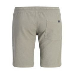 JACK & JONES PLUS Jaiden waffle resort shorts - Vetiver