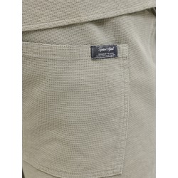 JACK & JONES PLUS Jaiden waffle resort shorts - Vetiver