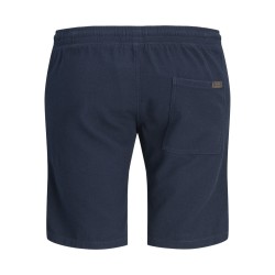 JACK & JONES PLUS Jaiden waffle resort shorts - Navy Blazer