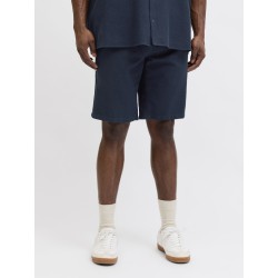 JACK & JONES PLUS Jaiden waffle resort shorts - Navy Blazer