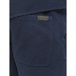 JACK & JONES PLUS Jaiden waffle resort shorts - Navy Blazer