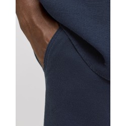 JACK & JONES PLUS Jaiden waffle resort shorts - Navy Blazer