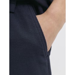 JACK & JONES JUNIOR Jaiden waffle resort shorts - Navy Blazer