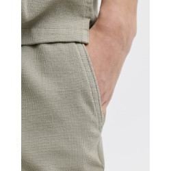 JACK & JONES JUNIOR Jaiden waffle resort shorts - Vetiver