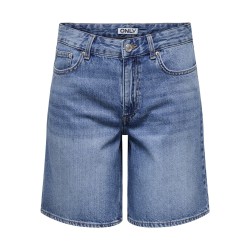 ONLY Lumi mom denim shorts - Medium Blue Denim