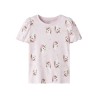 NAME IT Mini Jalisa kortærmet top - Cradle Pink