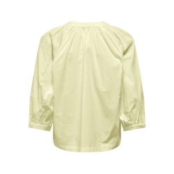 JDY Nelly trekvartærmet bluse - Double Cream
