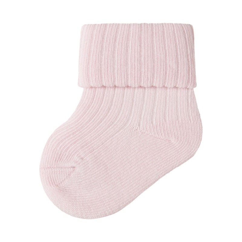 NAME IT Baby Nobba Rib Strik Sokker - Cradle Pink