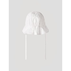 NAME IT Baby Zilu UV Hat M/ Øreklapper - Cloud Dancer