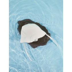 NAME IT Baby Zilu UV Hat M/ Øreklapper - Cloud Dancer