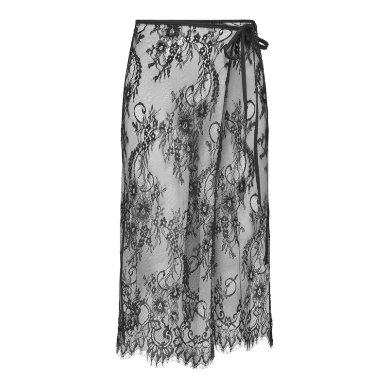 JDY Winnie blonde tørklæde - Black