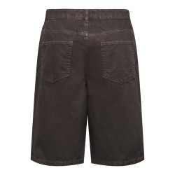 ONLY Mate-silla baggy long shorts - Coffee Bean