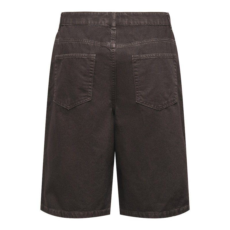 ONLY Mate-silla baggy long shorts - Coffee Bean