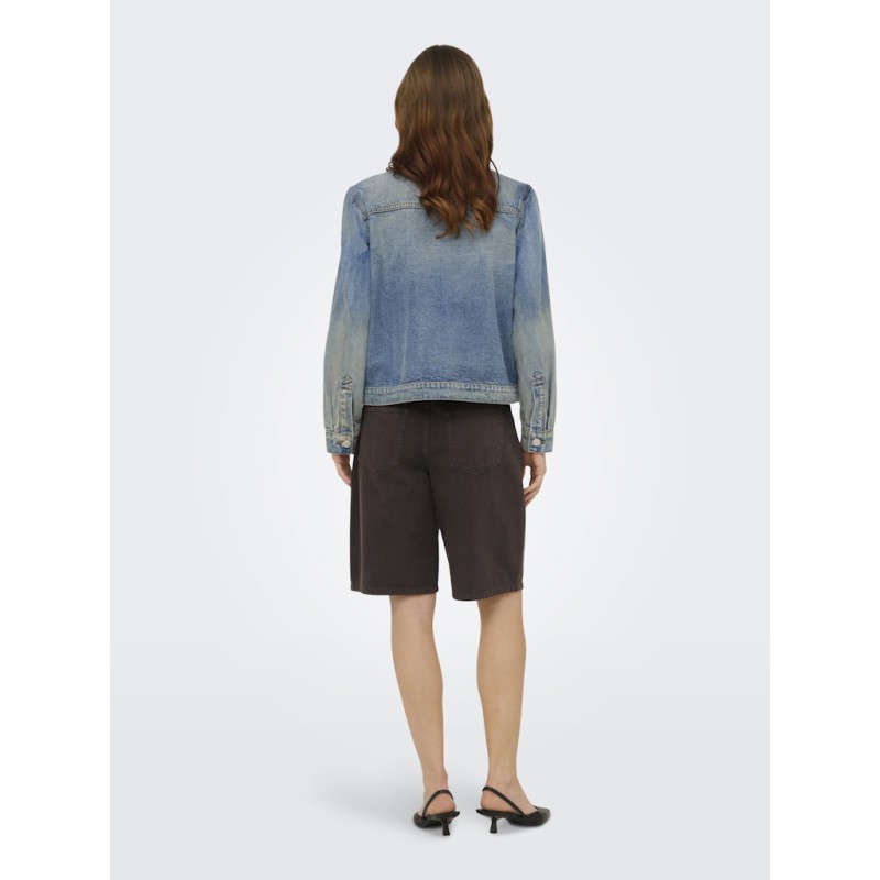 ONLY Mate-silla baggy long shorts - Coffee Bean