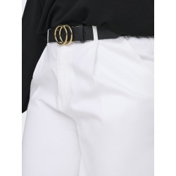 ONLY CARMAKOMA Davina-soft bermuda shorts - Bright White