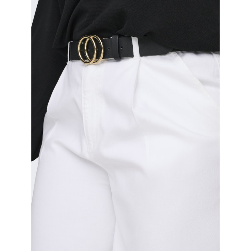 ONLY CARMAKOMA Davina-soft bermuda shorts - Bright White