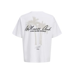 JACK & JONES PLUS Terna kortærmet script t-shirt - Bright White