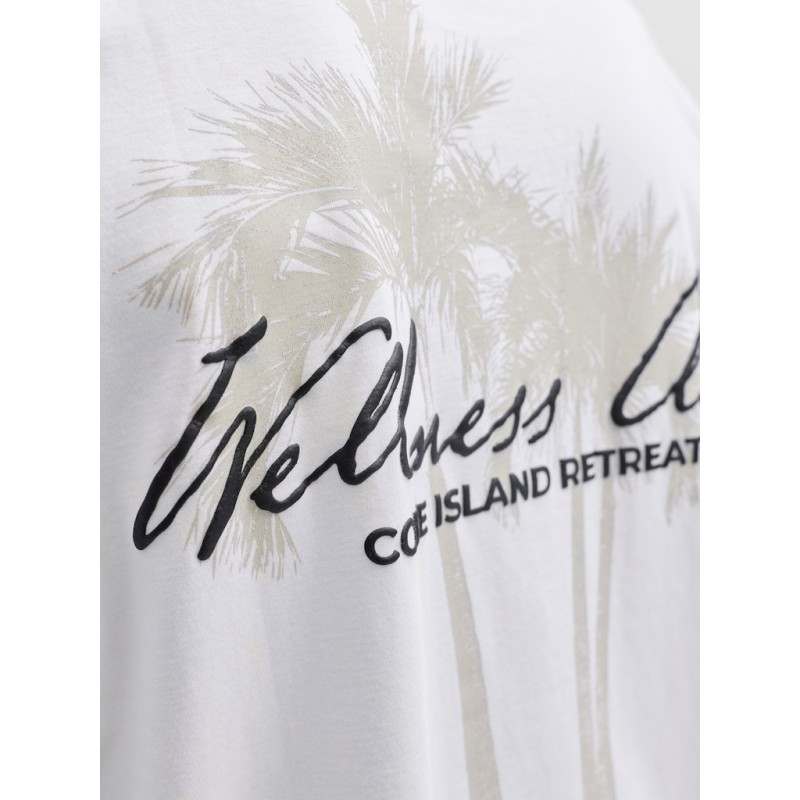 JACK & JONES PLUS Terna kortærmet script t-shirt - Bright White