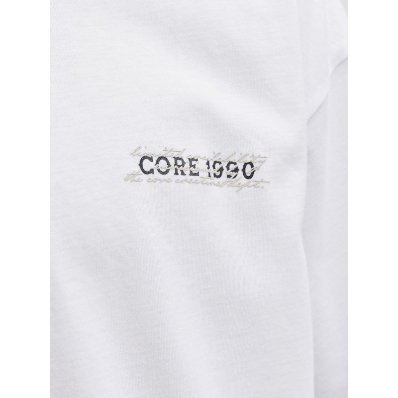 JACK & JONES PLUS Terna kortærmet script t-shirt - Bright White