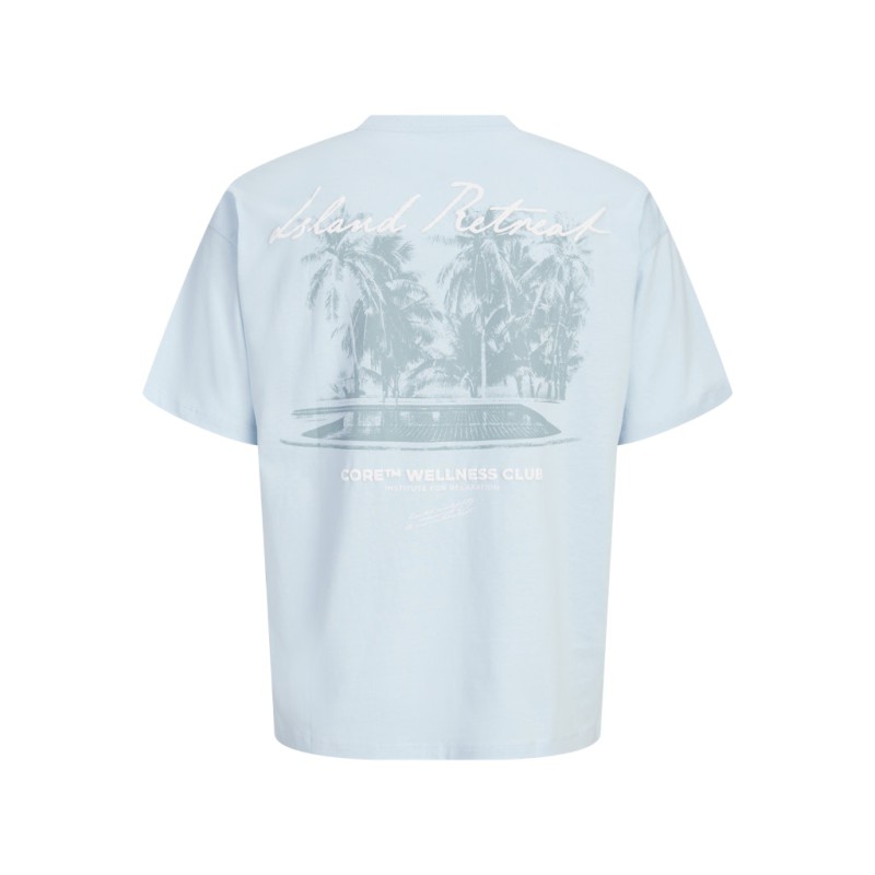 JACK & JONES PLUS Terna kortærmet script t-shirt - Omphalodes
