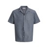 JACK & JONES Montauk kortærmet hæklet skjorte - Odyssey Gray