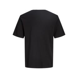JACK & JONES PLUS Gradient kortærmet print t-shirt - Black