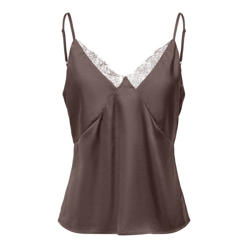 ONLY Faraya strop satin blone top - Shopping Bag