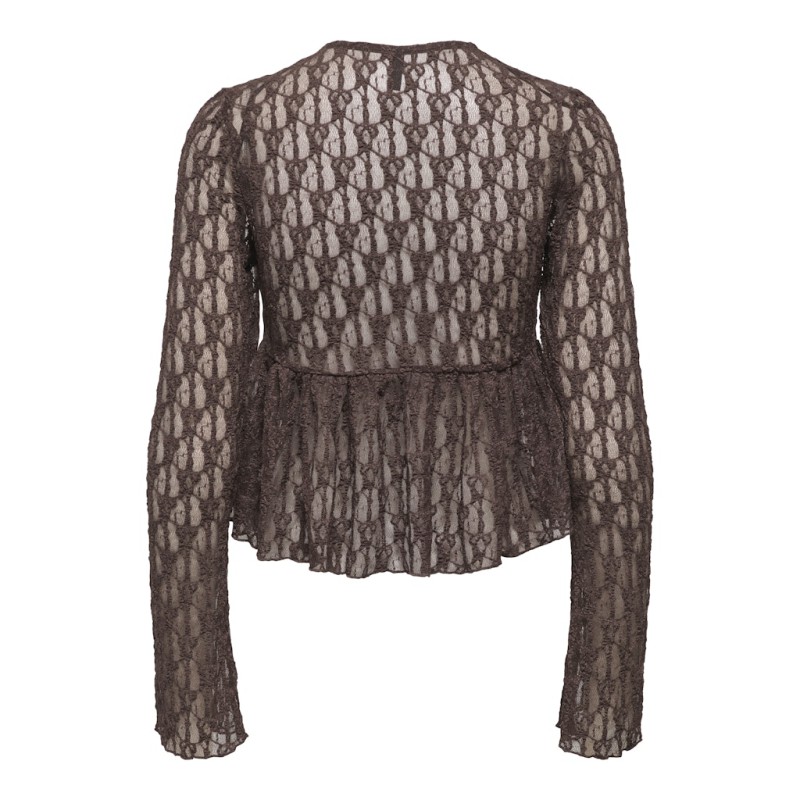 ONLY Aya blonde cardigan - Chocolate Martini