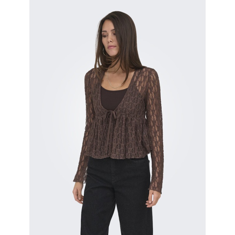 ONLY Aya blonde cardigan - Chocolate Martini