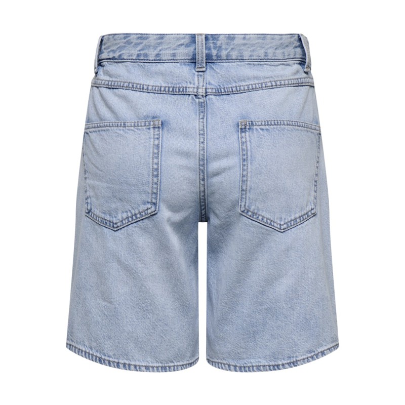ONLY Lumi mom denim shorts - Light Blue Denim